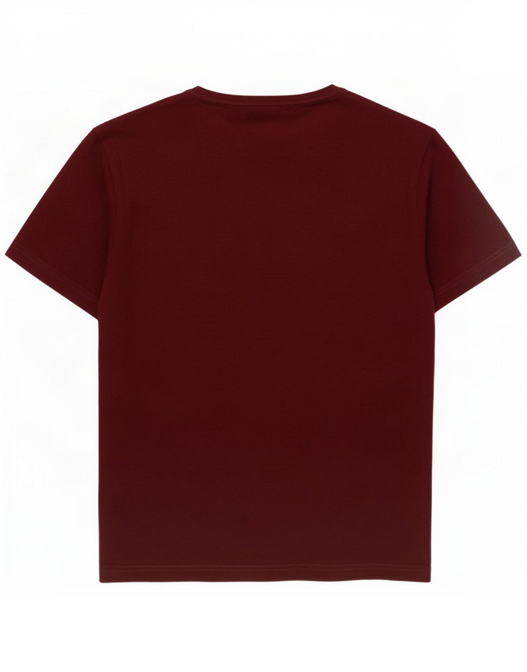 Penguin Mens T-Shirt Top Small Burgundy Cotton