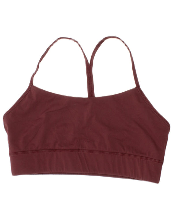 Lululemon Womens Sport Bra Top Large Burgundy Sports