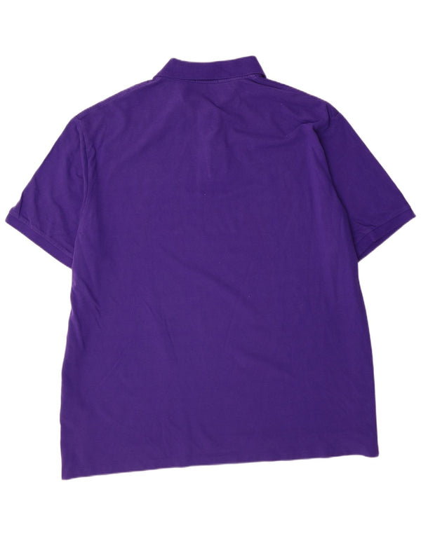 POLO RALPH LAUREN Mens Polo Shirt 3XL Purple Cotton