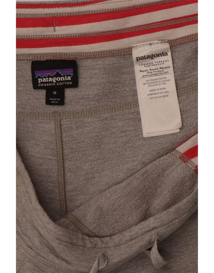 Patagonia Womens Tracksuit Trousers Joggers UK 14 Medium  Grey Cotton
