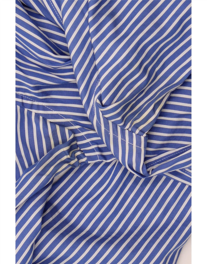 Ralph Lauren Boys Shirt 13-14 Years Blue Striped Cotton