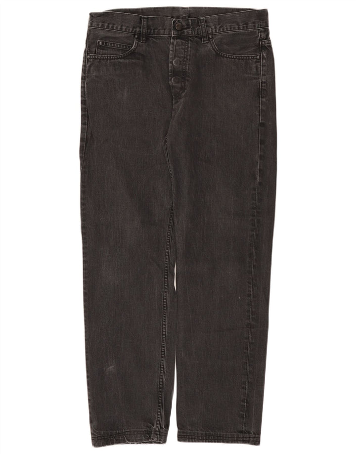 Carhartt Mens Straight Jeans W31 L28 Grey Cotton