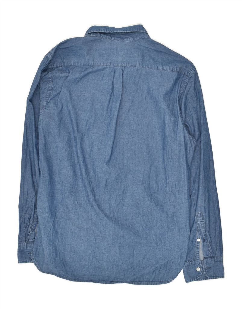 LEVI'S Mens Slim Denim Shirt Large Blue Cotton | Vintage Levi's | Thrift | Second-Hand Levi's | Used Clothing | Messina Hembry 