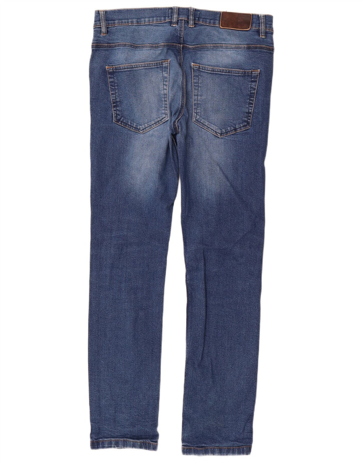 French Connection Mens Slim Jeans W34 L32 Blue Cotton