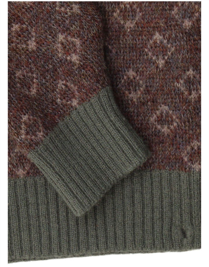 RON CHERESKIN Womens Crew Neck Jumper Sweater UK 14 Large Brown
