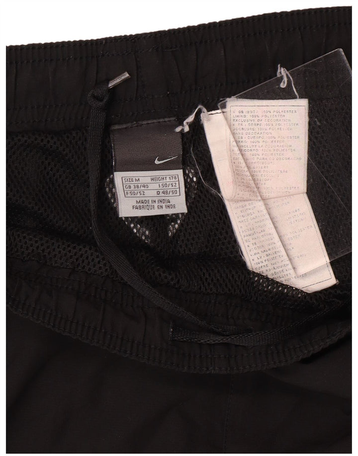 NIKE Mens Tracksuit Trousers UK 38/40 Medium  Black Polyester
