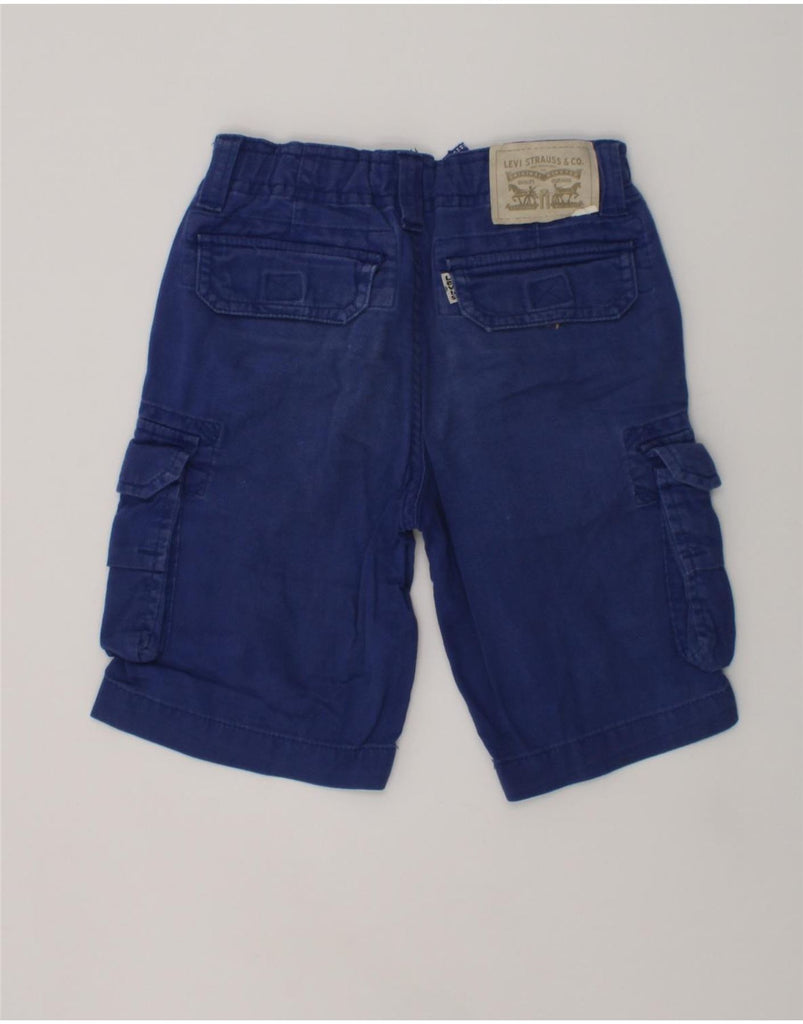 LEVI'S Boys Cargo Shorts 4-5 Years W20  Navy Blue Cotton | Vintage Levi's | Thrift | Second-Hand Levi's | Used Clothing | Messina Hembry 