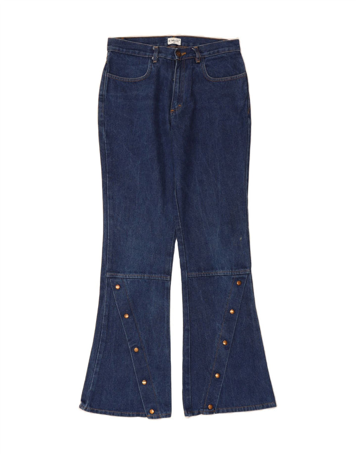 VINTAGE Womens Bootcut Jeans EU 36 Small W29 L31 Blue Cotton Vintage Vintage and Second-Hand Vintage from Messina Hembry 