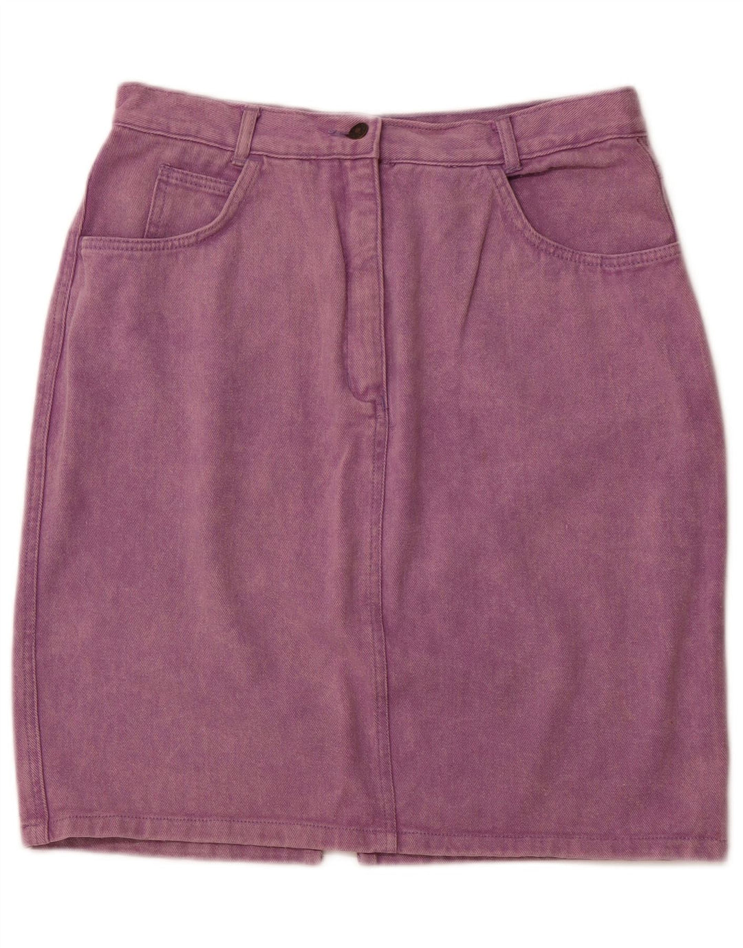 ARIZONA JEANS Womens High Waist Denim Skirt EU 44 XL W30  Purple Cotton