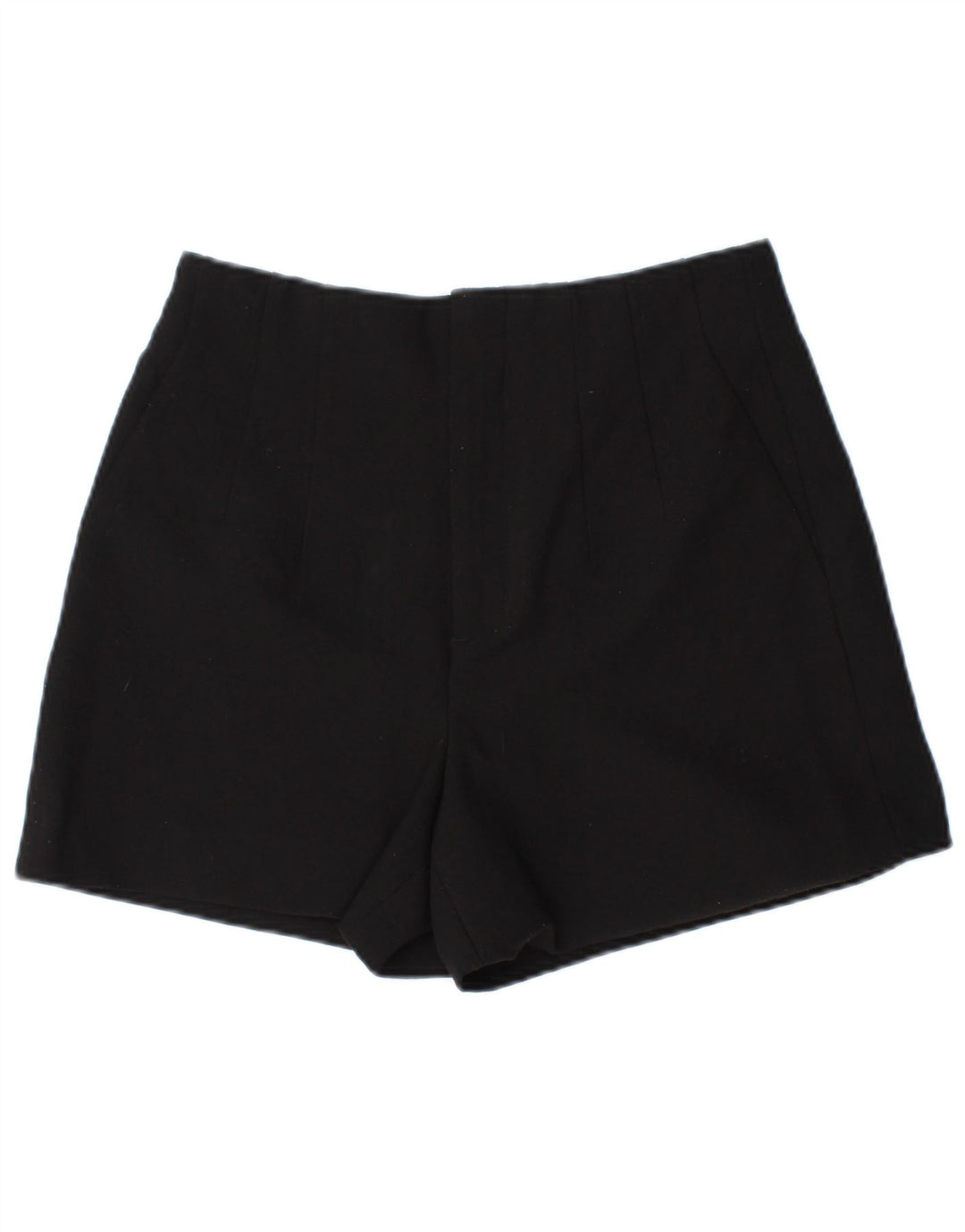 Zara Womens Chino Shorts Medium W28 Black Polyester