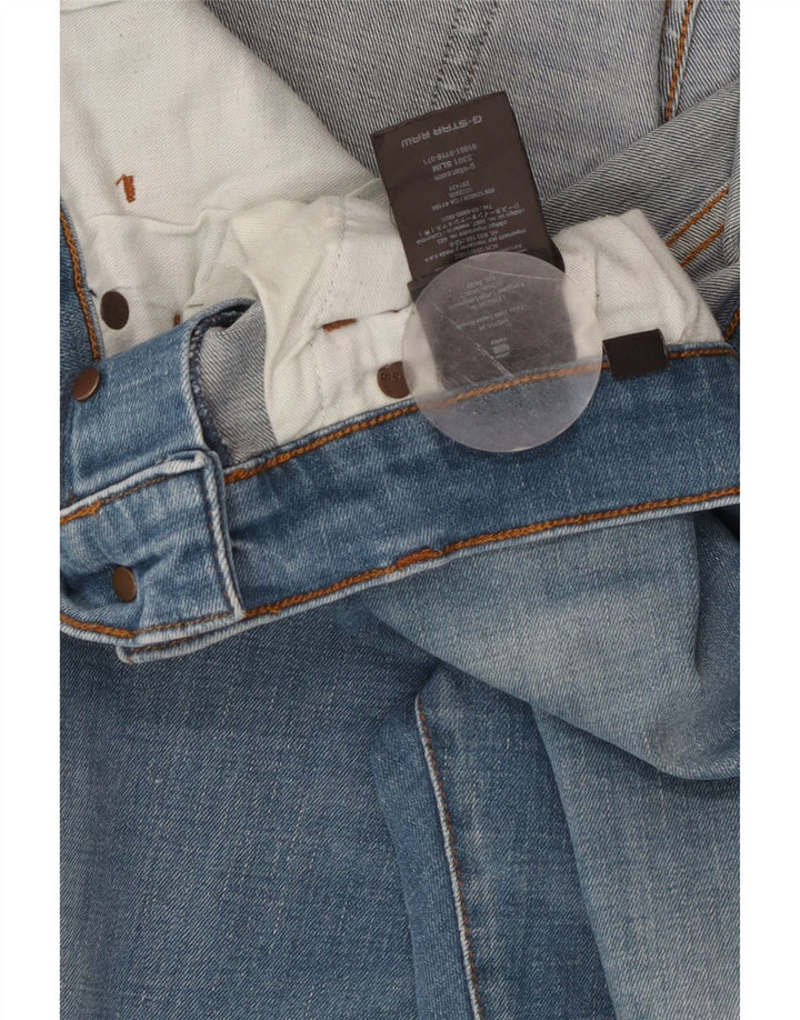 G-STAR Mens 3301 Slim Jeans W34 L34 Blue Cotton