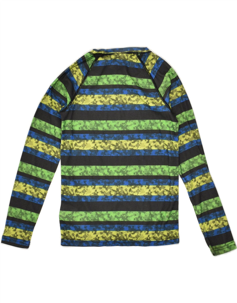 MCKINLEY Girls Top Long Sleeve 7-8 Years Multicoloured Striped Polyester | Vintage McKinley | Thrift | Second-Hand McKinley | Used Clothing | Messina Hembry 