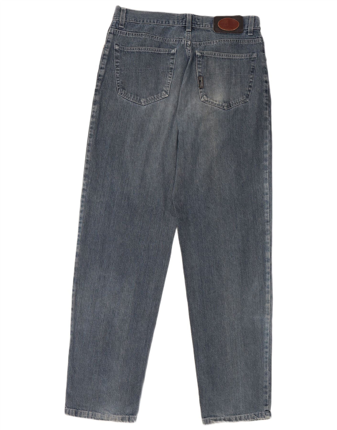 Trussardi Mens Tapered Jeans W36 L34 Blue Cotton