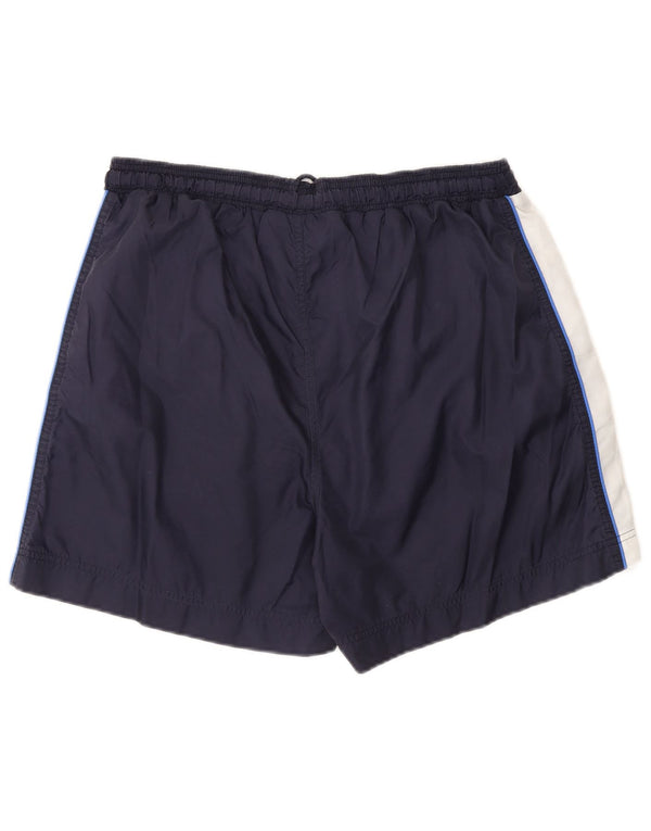 Puma Mens Graphic Sport Shorts Medium Navy Blue Colourblock Nylon Sports