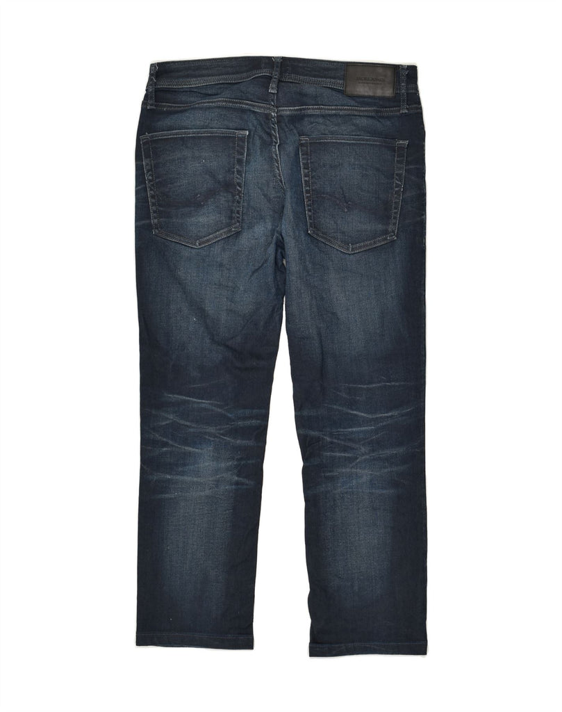 JACK & JONES Mens Cropped Jeans W34 L25  Blue Cotton Vintage Jack & Jones and Second-Hand Jack & Jones from Messina Hembry 