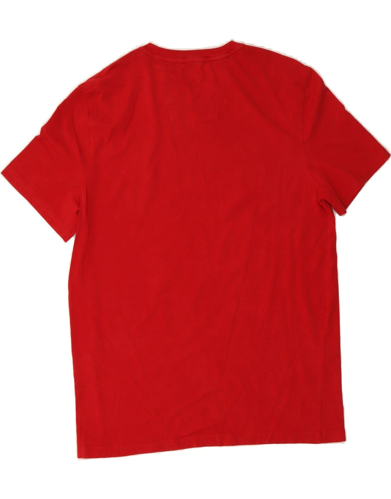 NAUTICA Mens Performance T-Shirt Top Medium Red Cotton Vintage Nautica and Second-Hand Nautica from Messina Hembry 
