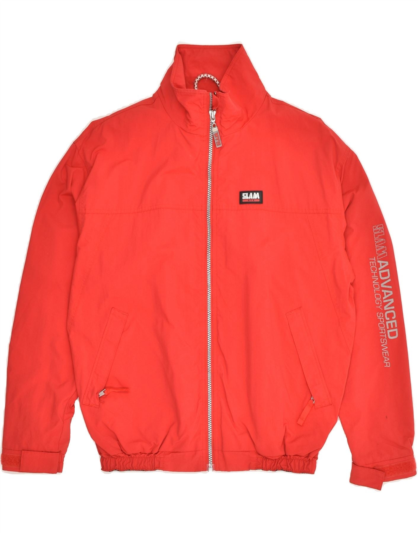 SLAM Mujer Chaqueta Bomber Extragrande Con Gráfico UK Small Red