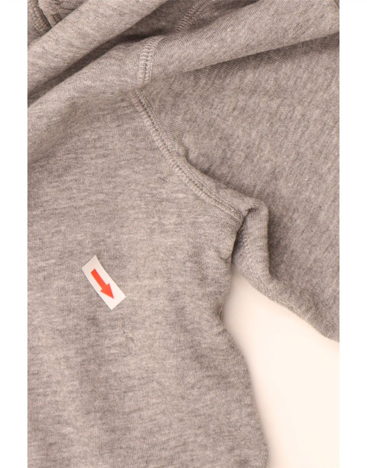 Levi's Mens Graphic Hoodie Jumper Medium Grey Cotton