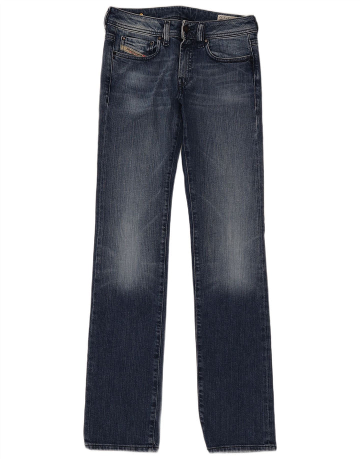 Diesel Womens Ronhy Straight Jeans W27 L32 Blue Cotton