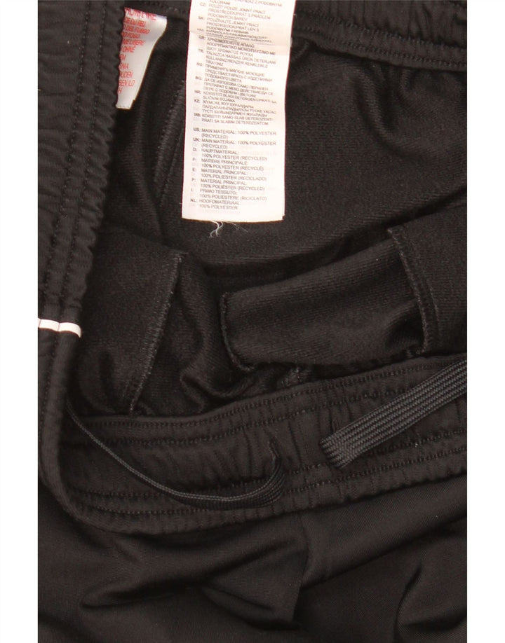 Adidas Boys Tracksuit Trousers Joggers 13-14 Years  Black Polyester