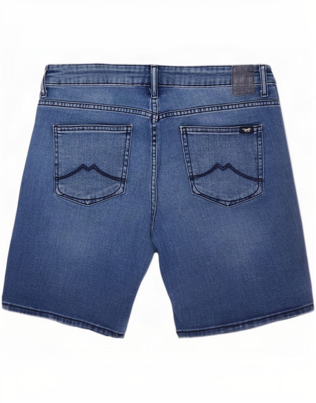 Mustang Womens Denim Shorts W29 Medium Blue Cotton