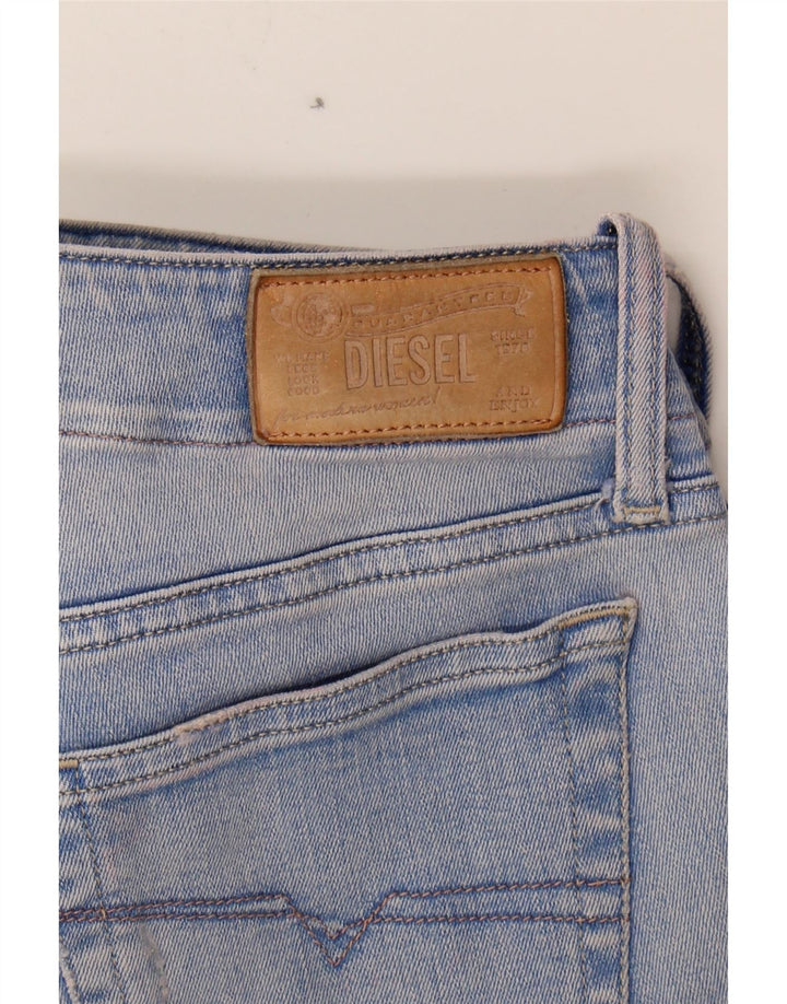 DIESEL Womens Grupee-Zip Denim Shorts W26 Small Blue Vintage Diesel and Second-Hand Diesel from Messina Hembry 
