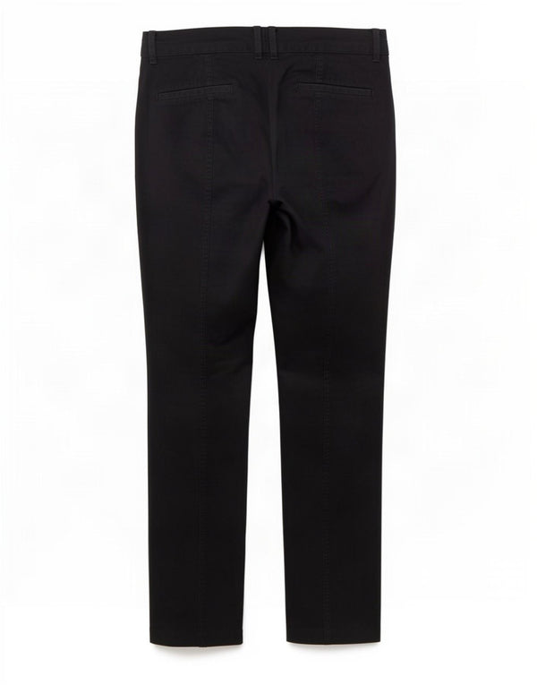 Massimo Dutti Womens Slim Chino Trousers EU 38 Small W28 L29 Navy Blue