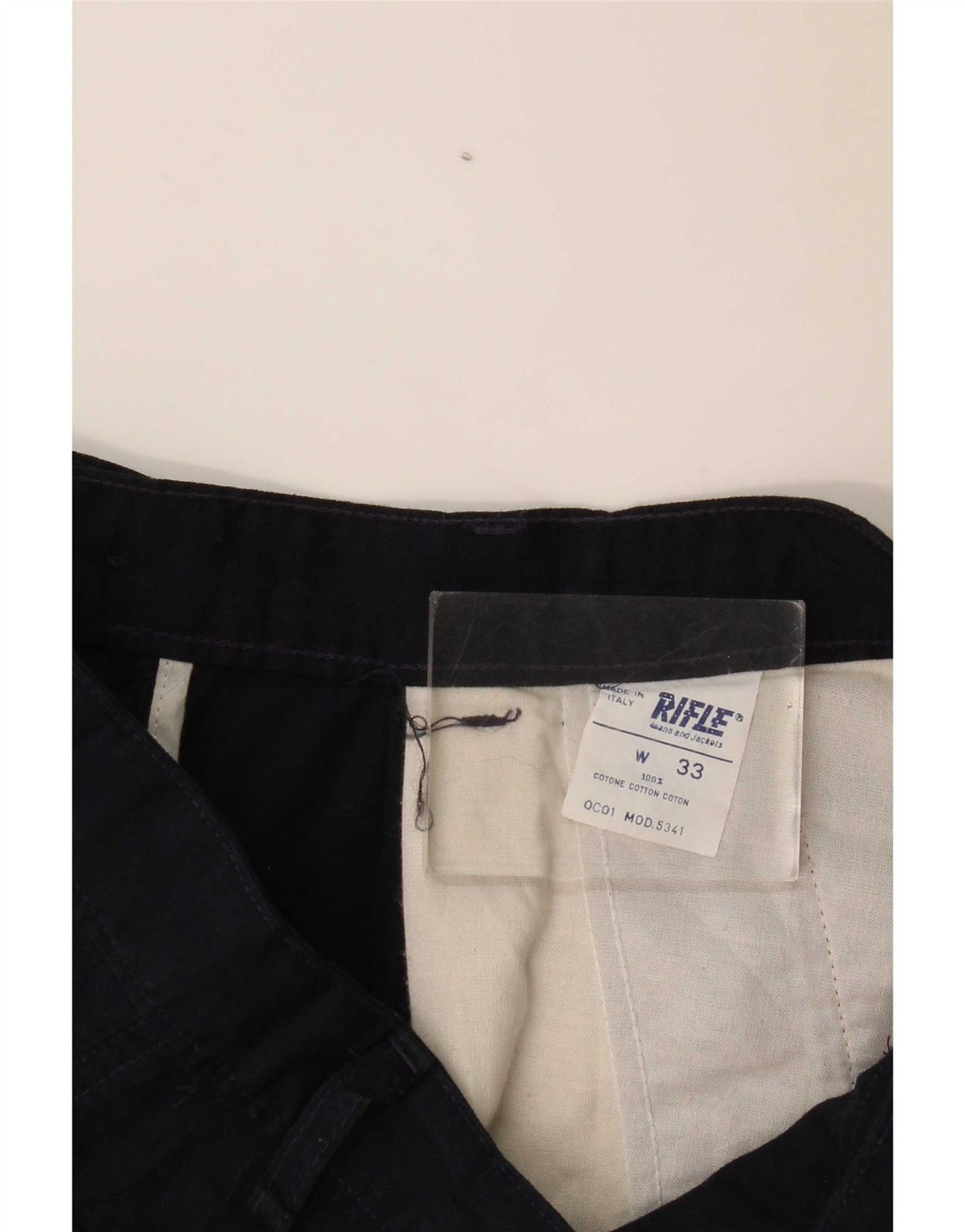 Rifle Womens Cargo Shorts W33 Large Navy Blue Cotton