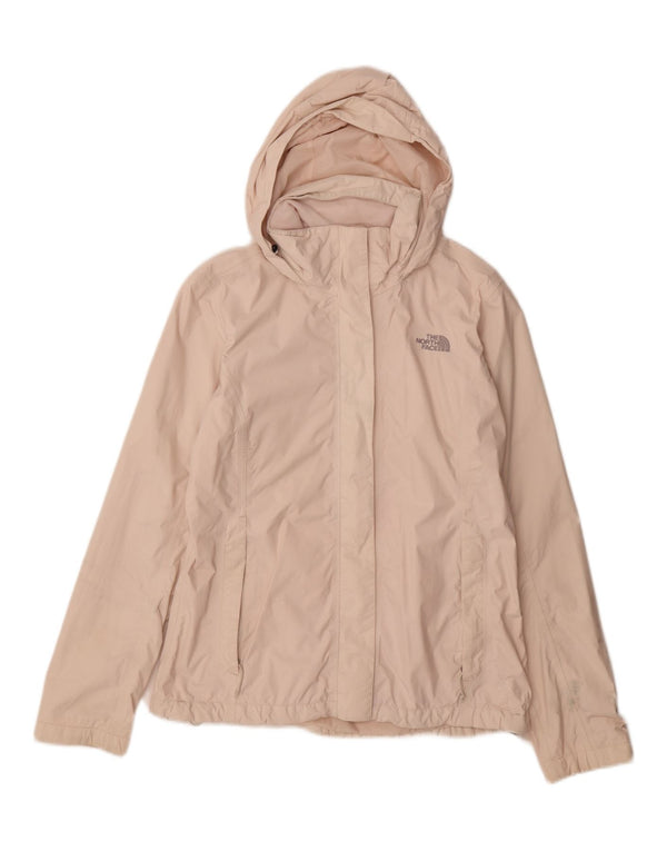 The North Face Womens Hooded Rain Jacket UK 14 Medium Pink Polyester