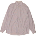 MICHAEL KORS Mens Regular Fit Shirt Size 17 1/2 XL Blue Check Cotton Vintage Michael Kors and Second-Hand Michael Kors from Messina Hembry 