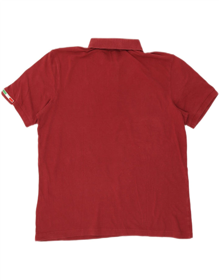 Kappa Mens Polo Shirt XL Burgundy