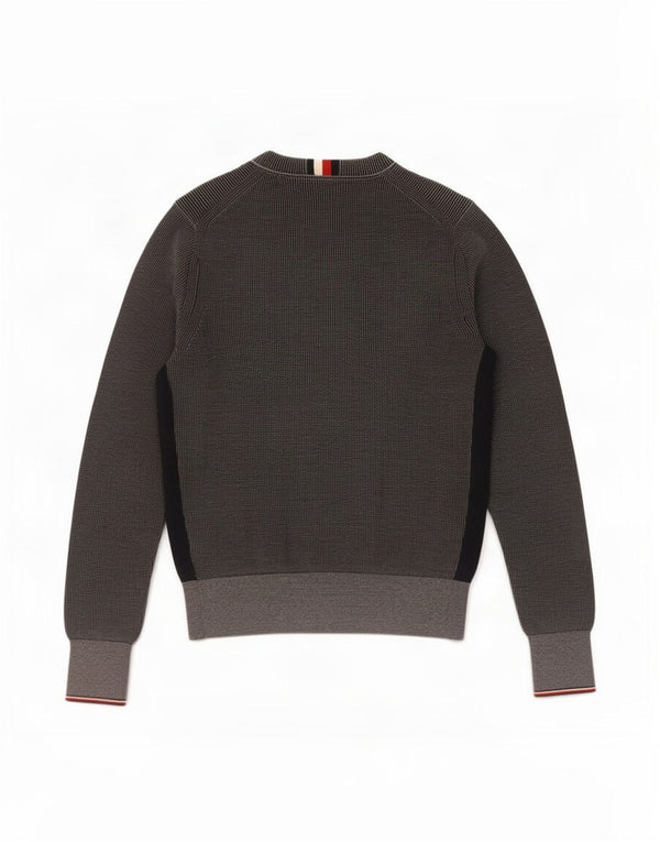 Tommy Hilfiger Mens Crew Neck Jumper Sweater Medium Navy Blue Colourblock