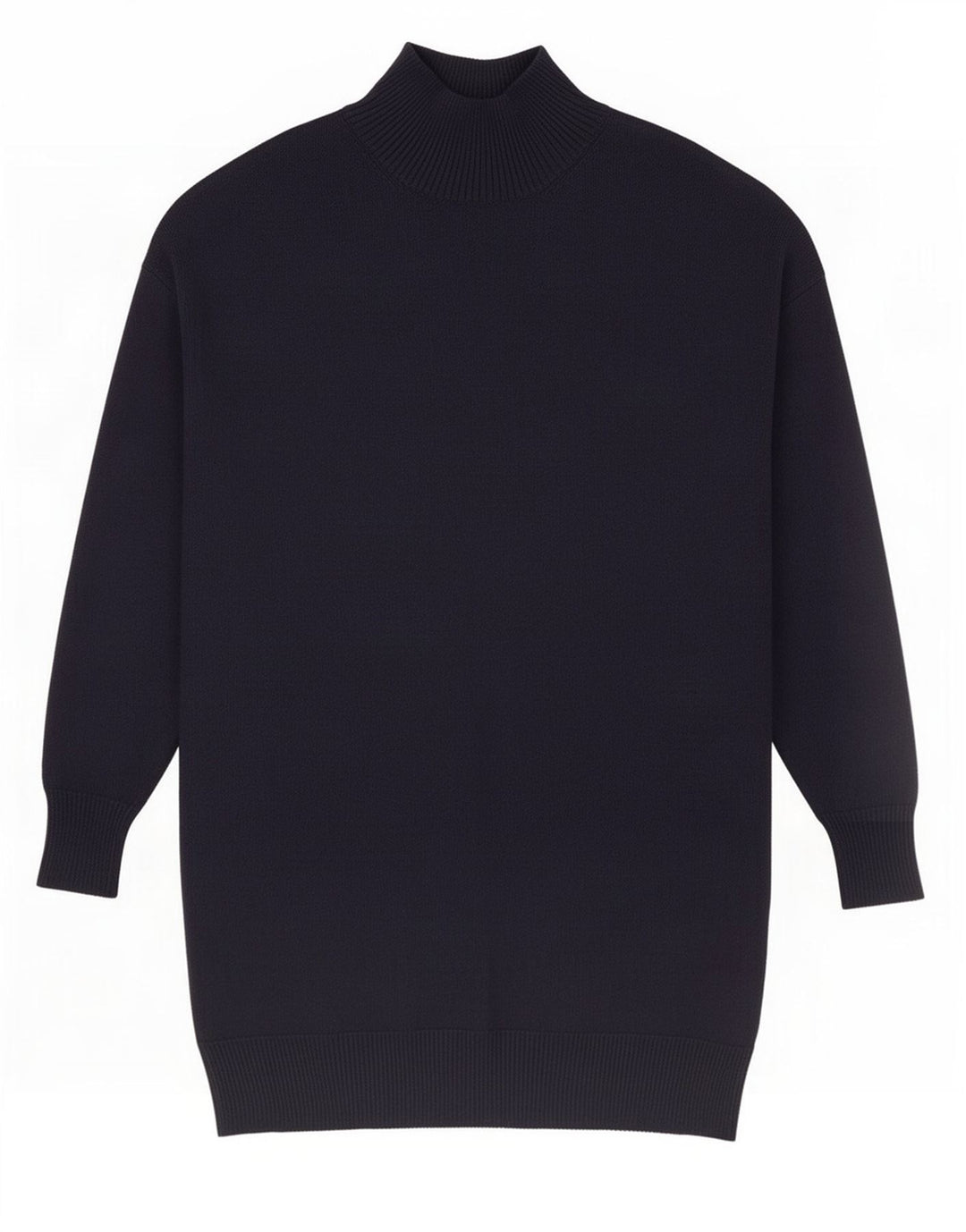 Marks & Spencer Womens Oversized Jumper Dress UK 14 Medium Navy Blue