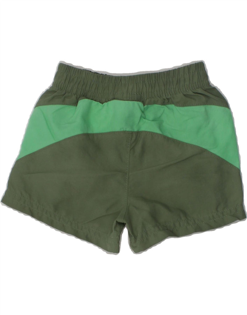 NIKE Baby Boys Sport Shorts 3-6 Months Khaki Nylon | Vintage Nike | Thrift | Second-Hand Nike | Used Clothing | Messina Hembry 