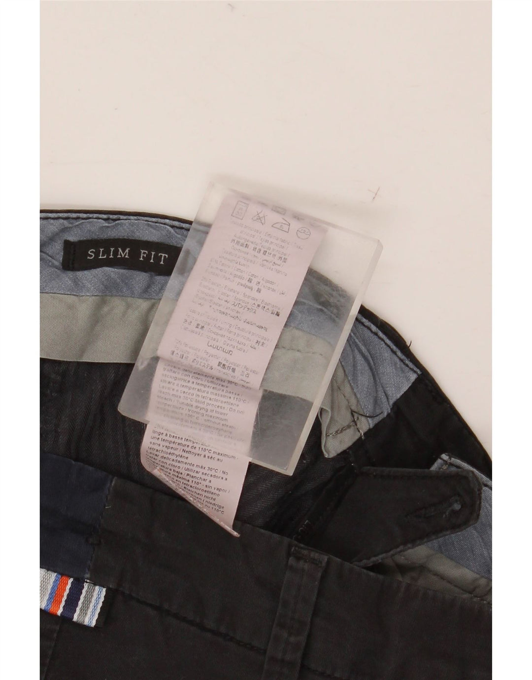 LIU JO Mens Slim Fit Chino Shorts IT 50 Large W36 Black Cotton