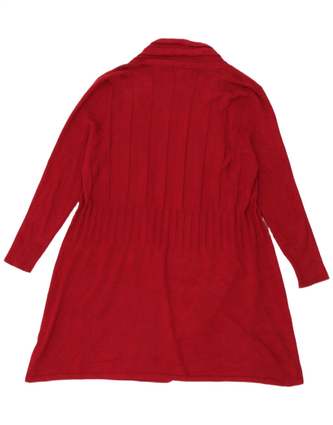 Marks & Spencer Womens Autograph Longline Cardigan Sweater UK 10 Small Red