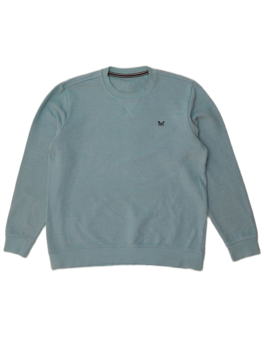 Crew Clothing Mens Sweatshirt Jumper Medium Blue Cotton