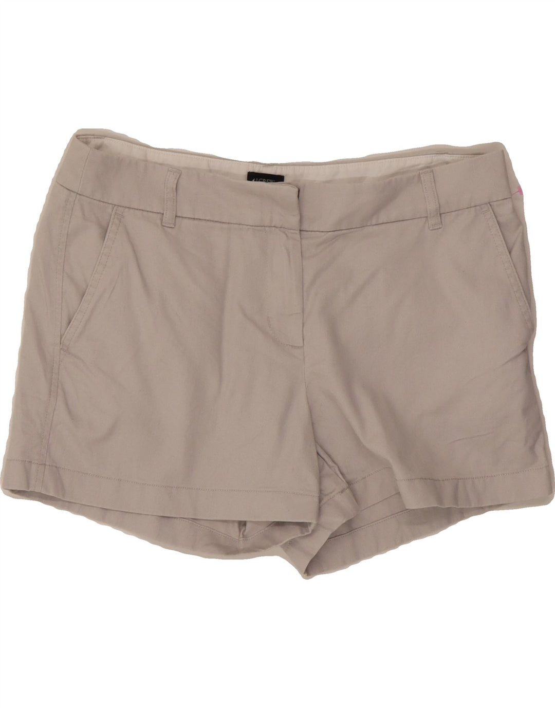 J. CREW Womens Chino Shorts US 10 Large W34 Grey Cotton Vintage J. Crew and Second-Hand J. Crew from Messina Hembry 