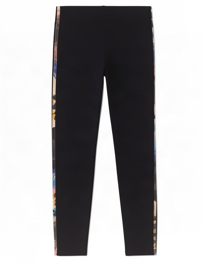 Adidas Girls Leggings 11-12 Years Navy Blue Polyester