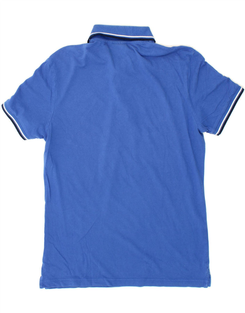 DIADORA Mens Polo Shirt Large Blue Cotton Vintage Diadora and Second-Hand Diadora from Messina Hembry 