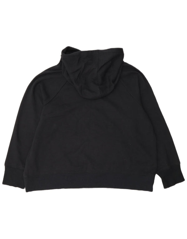 Under Armour Womens Graphic Hoodie Jumper IT 48/50 XL Black Cotton