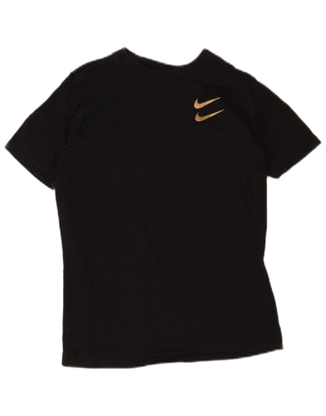Nike Boys Swoosh Graphic T-Shirt Top 10-11 Years Medium Black