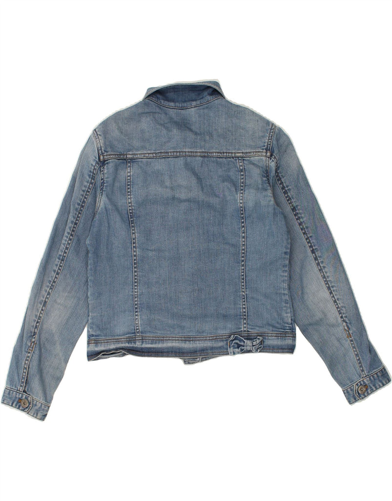 MASSIMO DUTTI Girls Denim Jacket 11-12 Years Blue Cotton | Vintage Massimo Dutti | Thrift | Second-Hand Massimo Dutti | Used Clothing | Messina Hembry 