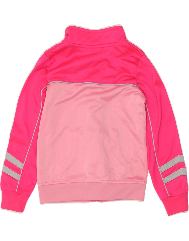 PUMA Girls Tracksuit Top Jacket 5-6 Years Pink Colourblock Polyester | Vintage Puma | Thrift | Second-Hand Puma | Used Clothing | Messina Hembry 