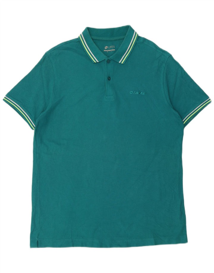 Lotto Mens Polo Shirt Large Green