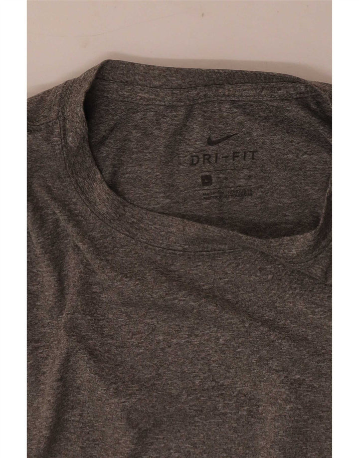 Nike Mens Dri Fit T-Shirt Top Large Grey
