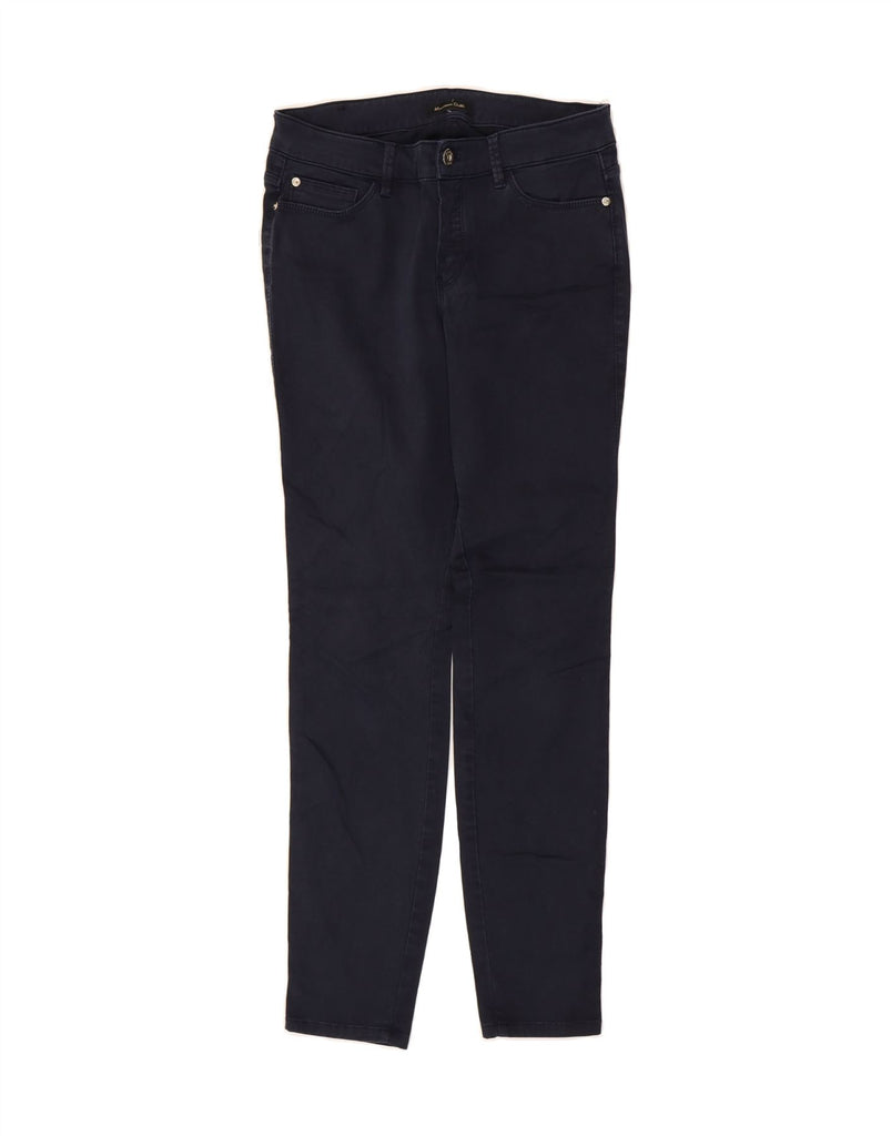 MASSIMO DUTTI Womens Skinny Casual Trousers EU 38 Small W28 L29 Navy Blue Vintage Massimo Dutti and Second-Hand Massimo Dutti from Messina Hembry 