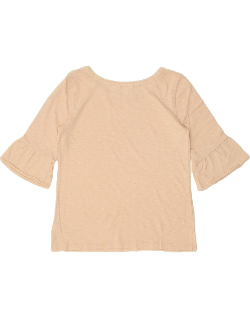 GAP Girls 3/4 Sleeve Blouse Top 9-10 Years Pink Flecked Cotton Vintage Gap and Second-Hand Gap from Messina Hembry 