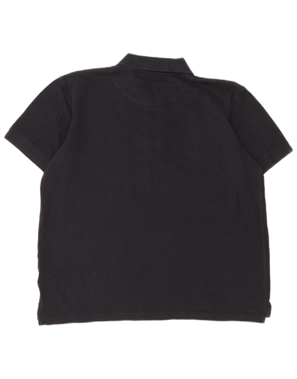 Hard Rock Cafe Mens Dubai Polo Shirt Large Black Cotton