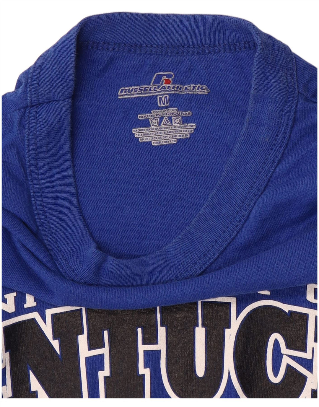 Russell Athletic Mens Kentucky Wildcats Graphic T-Shirt Top Medium Blue